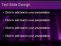 Domino Purple PowerPoint Template text slide design